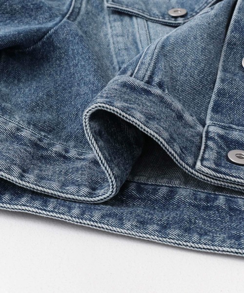 URBAN RESEARCH ROSSO WOMEN（アーバンリサーチ　ロッソ）の「タックスリーブデニムブルゾン（デニムジャケット・レディース・ブルー・FREE）」の22枚目の写真