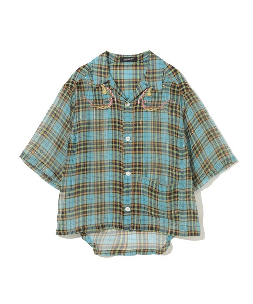 UNDERCOVER(アンダーカバー)の「UC1E1405(シャツ/ブラウス・レディース・レッド系その他/グレー系その他/ブルー系その他・2)」の2枚目の写真