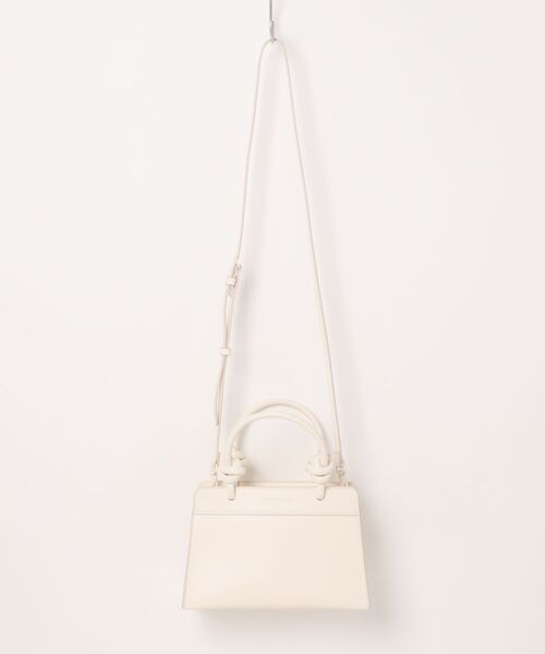 CHARLES & KEITH◆Sabine ノットハンドルトラペーズトートバッグ Sabine サビーヌ ノットハンドルトラペーズトートバッグ（トート
