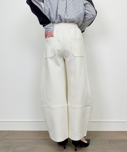 LUGIVA(ルギヴァ)の「カーブパンツ(その他パンツ・レディース・ブラック/オフホワイト/ピンク・M)」の6枚目の写真