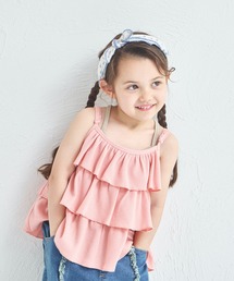 pairmanon（ペアマノン）の「【ふんわりワッフル】ティアードフリル キャミソール（キャミソール）」