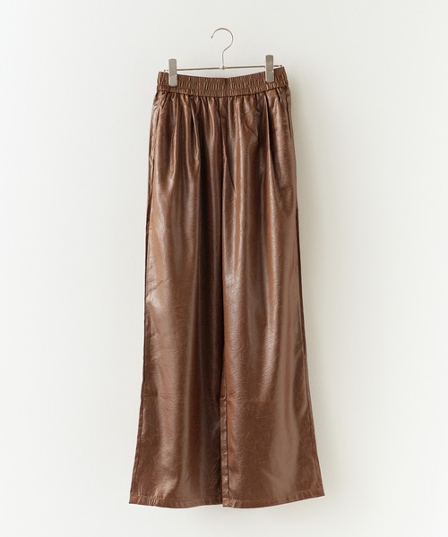 ROOPTOKYO（ループトウキョウ）の「ルーズシルエット ヴィンテージライク イージーパンツ（スラックス・レディース・グレー/ブラック/ブラウン/ワイン・FREE）」の12枚目の写真