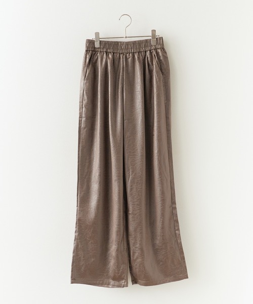 ROOPTOKYO（ループトウキョウ）の「ルーズシルエット ヴィンテージライク イージーパンツ（スラックス・レディース・グレー/ブラック/ブラウン/ワイン・FREE）」の8枚目の写真