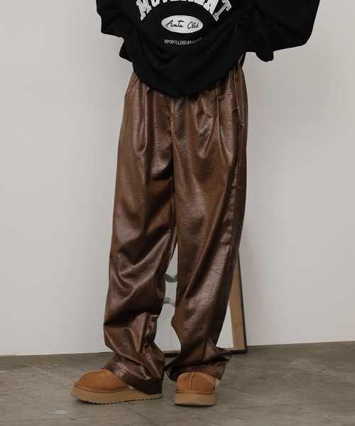 ROOPTOKYO（ループトウキョウ）の「ルーズシルエット ヴィンテージライク イージーパンツ（スラックス・レディース・グレー/ブラック/ブラウン/ワイン・FREE）」の15枚目の写真