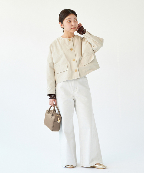 IENA(イエナ)の「《追加4》Manuel MILANO/マニュエルミラノ 別注 レザーバッグ MIDI(ハンドバッグ・レディース・キャメル/ベージュ/ブラック・FREE)」の19枚目の写真