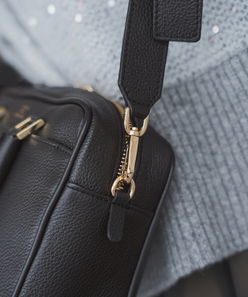 追加4》Manuel MILANO/マニュエルミラノ 別注 レザーバッグ MIDI