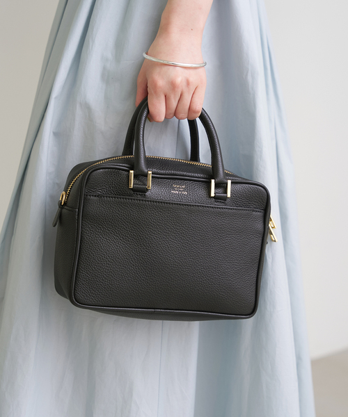 追加4》Manuel MILANO/マニュエルミラノ 別注 レザーバッグ MIDI