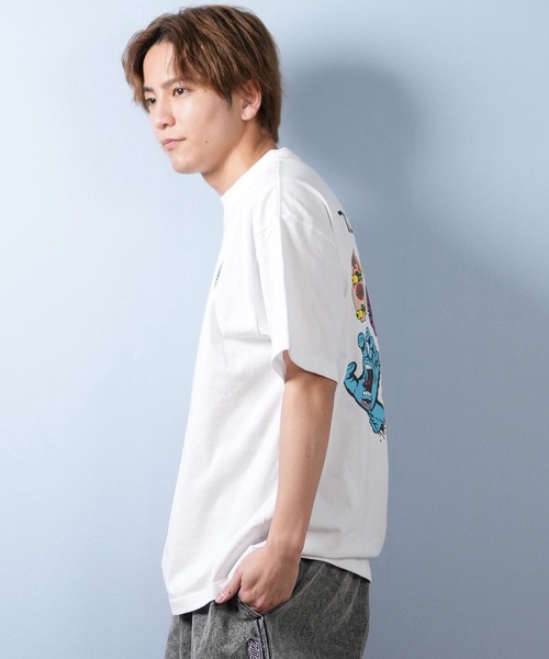 SANTA CRUZ（サンタクルーズ）の「【ムラサキスポーツ限定】SANTACRUZ/サンタクルーズ 半袖Tシャツ バックプリント 502252402（Tシャツ/カットソー・メンズ・ホワイト/ベージュ/ブラック・XL/L/M）」の6枚目の写真
