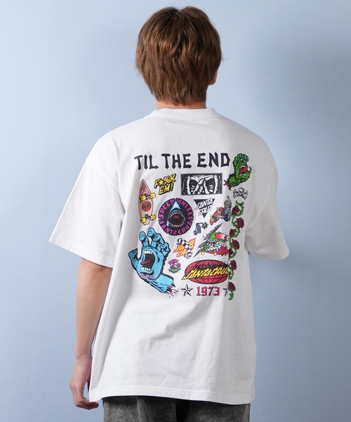 SANTA CRUZ（サンタクルーズ）の「【ムラサキスポーツ限定】SANTACRUZ/サンタクルーズ 半袖Tシャツ バックプリント 502252402（Tシャツ/カットソー・メンズ・ホワイト/ベージュ/ブラック・XL/L/M）」の7枚目の写真