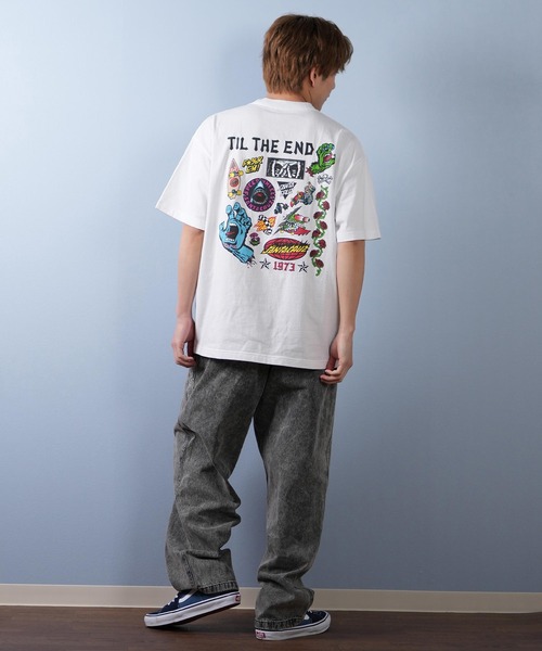 SANTA CRUZ（サンタクルーズ）の「【ムラサキスポーツ限定】SANTACRUZ/サンタクルーズ 半袖Tシャツ バックプリント 502252402（Tシャツ/カットソー・メンズ・ホワイト/ベージュ/ブラック・XL/L/M）」の11枚目の写真