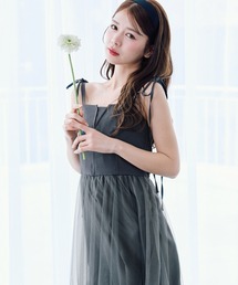 チュールドッキングワンピ