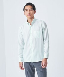 green label relaxing | エブリット コットンオックス ストライプ スナップ ボタンダウン シャツ -イージーアイロン-(シャツ/ブラウス)