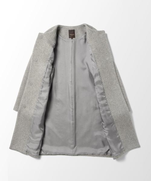 Demi-Luxe BEAMS（デミルクス ビームス）の「【Oggi12月号掲載】Demi-Luxe BEAMS / カシミヤ混 コクーンコート（その他アウター・レディース・ライトグレー/ブラック・38/36）」の7枚目の写真