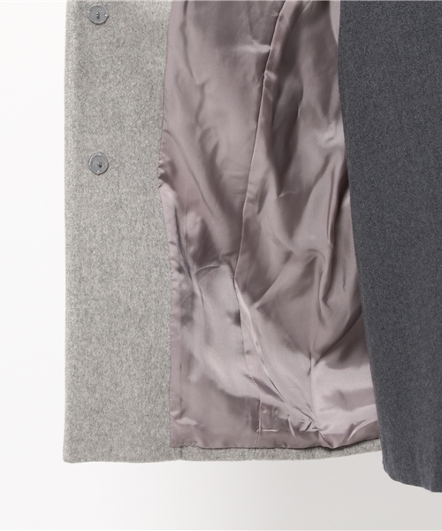 Demi-Luxe BEAMS（デミルクス ビームス）の「【Oggi12月号掲載】Demi-Luxe BEAMS / カシミヤ混 コクーンコート（その他アウター・レディース・ライトグレー/ブラック・38/36）」の13枚目の写真