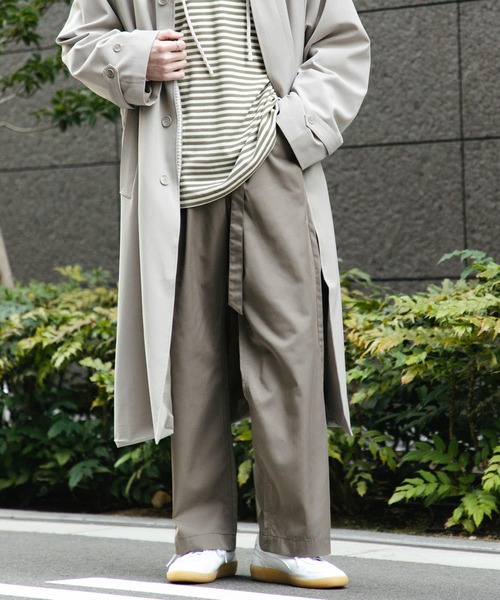 SENSE OF PLACE by URBAN RESEARCH（センスオブプレイスバイアーバンリサーチ）の「アソートベルテッドストレートパンツ（その他パンツ・メンズ・インディゴブルー/ブラック/ベージュ・MEDIUM/LARGE）」の2枚目の写真