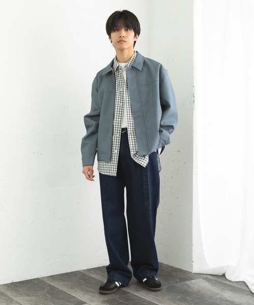 SENSE OF PLACE by URBAN RESEARCH（センスオブプレイスバイアーバンリサーチ）の「アソートベルテッドストレートパンツ（その他パンツ・メンズ・インディゴブルー/ブラック/ベージュ・MEDIUM/LARGE）」の4枚目の写真