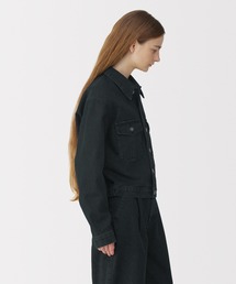 無印良品 muji 和紙混デニムジャケット　ノーカラー　ボレロ　XL Amazon | 無印良品 ジャケット紳士 和紙混デニムジャケット