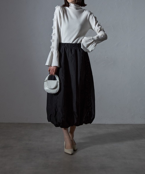 bordersatbalcony サイドフリルスカート BORDERS at BALCONY - 【美品】BORDERS at BALCONY デニム
