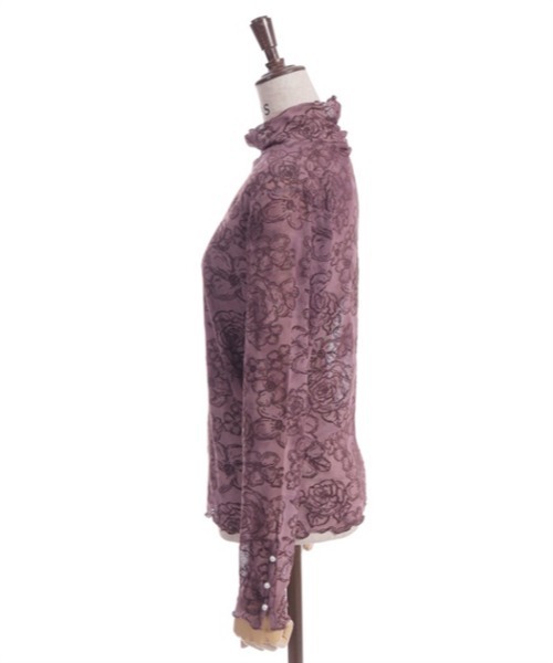 axes femme（アクシーズファム）の「シアーフロッキーインナー（Tシャツ/カットソー・レディース・ブラック/ピンク/イエロー・FREE）」の11枚目の写真