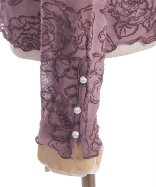 axes femme（アクシーズファム）の「シアーフロッキーインナー（Tシャツ/カットソー・レディース・ブラック/ピンク/イエロー・FREE）」の16枚目の写真