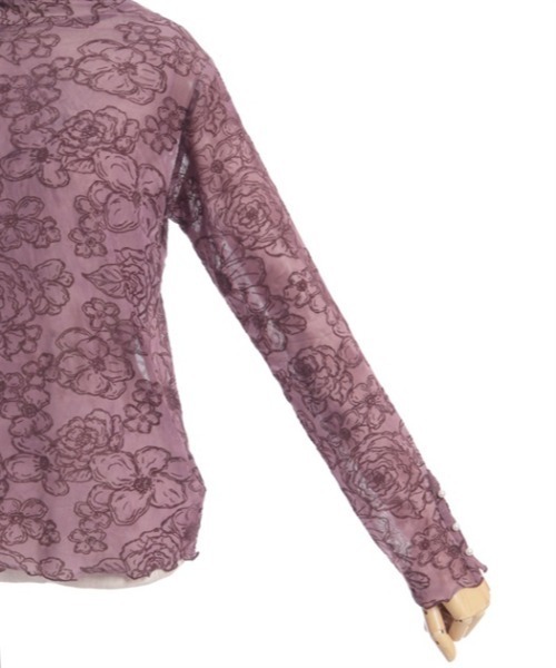 axes femme（アクシーズファム）の「シアーフロッキーインナー（Tシャツ/カットソー・レディース・ブラック/ピンク/イエロー・FREE）」の17枚目の写真