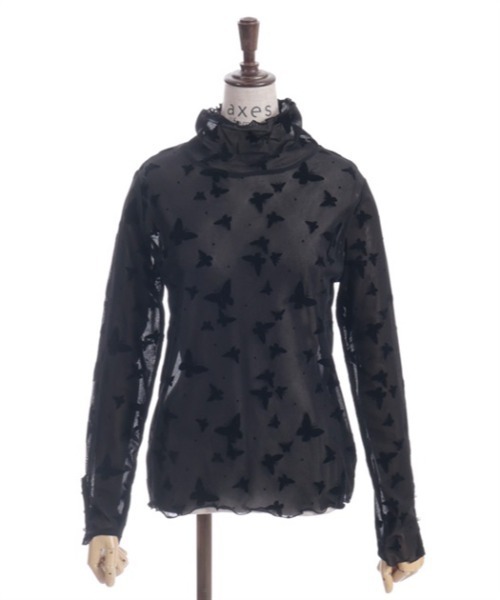 axes femme（アクシーズファム）の「シアーフロッキーインナー（Tシャツ/カットソー・レディース・ブラック/ピンク/イエロー・FREE）」の18枚目の写真