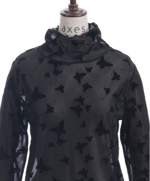 axes femme（アクシーズファム）の「シアーフロッキーインナー（Tシャツ/カットソー・レディース・ブラック/ピンク/イエロー・FREE）」の21枚目の写真