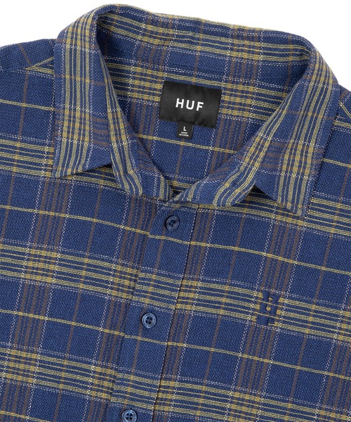 HUF(ハフ)の「MEGABLAST PLAID LS SHIRT / HUF ハフ 長袖シャツ(シャツ/ブラウス・メンズ・ブラック/ブルー・XX-LARGE/X-LARGE/LARGE/MEDIUM/SMALL)」の15枚目の写真