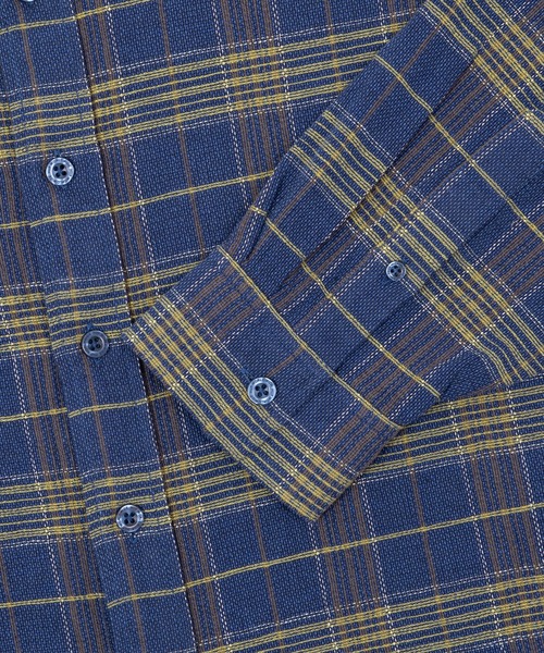 HUF(ハフ)の「MEGABLAST PLAID LS SHIRT / HUF ハフ 長袖シャツ(シャツ/ブラウス・メンズ・ブラック/ブルー・XX-LARGE/X-LARGE/LARGE/MEDIUM/SMALL)」の17枚目の写真