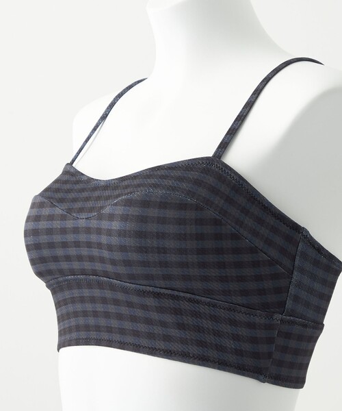 ★新品★完売商品　グリーンレーベル　ビスチェ&ショーツ&サーフショーツ　水着 ビスチェ&ショーツ チェック柄 スイムウェア / 水着｜グリーン