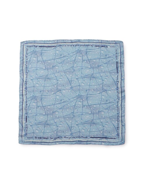 ROPE' PICNIC(ロペピクニック)の「【YOKU MOKU/ヨックモック×ROPE' PICNIC】フラワーグラデーションスカーフ(バンダナ/スカーフ・レディース・キナリ/ブルー系その他4・FREE)」の16枚目の写真