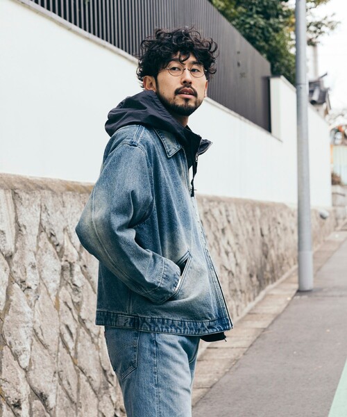 FREAK'S STORE（フリークスストア）の「加工 デニムショートブルゾン