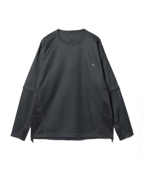 MINOTAUR（ミノトール）の「MINOTAUR INST. FOR ESTNATION / トランスフォームカットソー（Tシャツ/カットソー・メンズ・チャコールグレー/ブラック・MEDIUM/LARGE）」の7枚目の写真