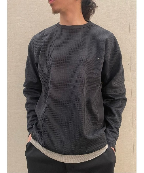 MINOTAUR（ミノトール）の「MINOTAUR INST. FOR ESTNATION / トランスフォームカットソー（Tシャツ/カットソー・メンズ・チャコールグレー/ブラック・MEDIUM/LARGE）」の16枚目の写真