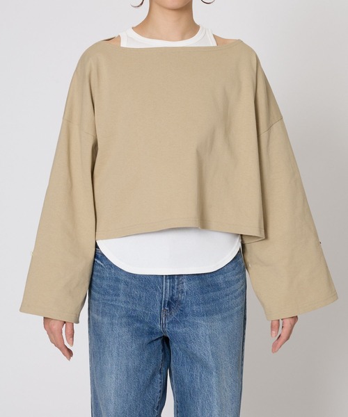 アンサンブル ワイドショートT×タンクSET BABYLONE アンサンブル ワイドショートT×タンクSET : ZOZOTOWN