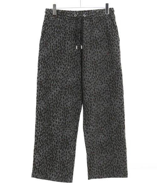 CAMBIO(カンビオ)の「mp13311-Leopard Wide Straight Sweat Pants スウェットパンツ(スウェットパンツ・メンズ・グレイッシュベージュ/チャコール・S/M/L)」の17枚目の写真