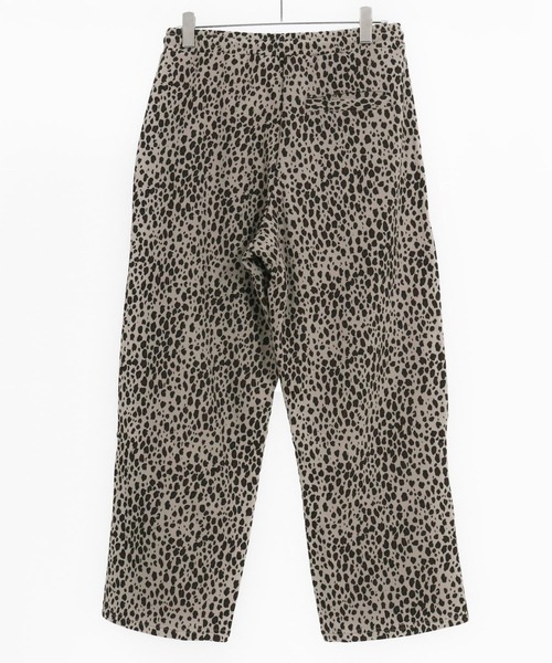 CAMBIO(カンビオ)の「mp13311-Leopard Wide Straight Sweat Pants スウェットパンツ(スウェットパンツ・メンズ・グレイッシュベージュ/チャコール・S/M/L)」の20枚目の写真