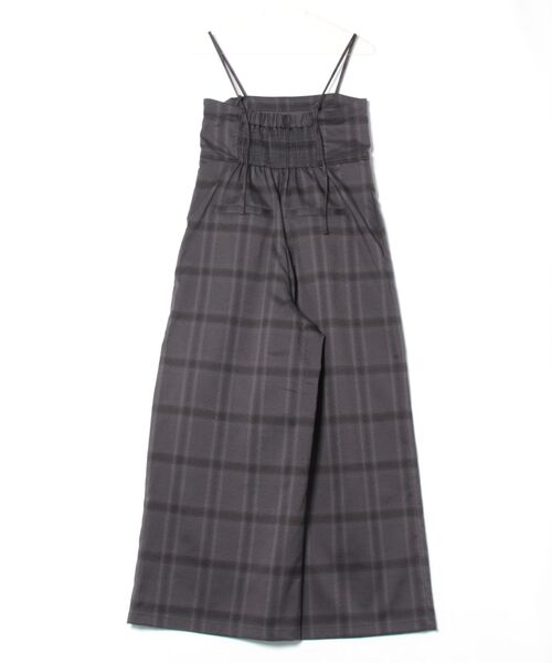 LOWRYS FARM(ローリーズファーム)の「オンブレチェックベアサロペット 289828(サロペット/オーバーオール・レディース・オフホワイト/ブラック・FREE)」の22枚目の写真