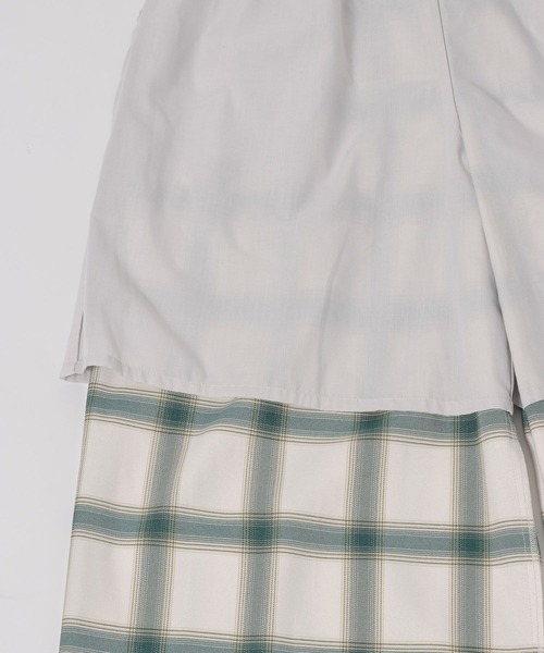 LOWRYS FARM(ローリーズファーム)の「オンブレチェックベアサロペット 289828(サロペット/オーバーオール・レディース・オフホワイト/ブラック・FREE)」の19枚目の写真