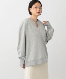 キーネックウラケプルオーバー_長袖