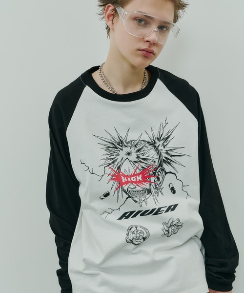 セール】Johann×AIVER GIRLラグランロンTEE（Tシャツ/カットソー
