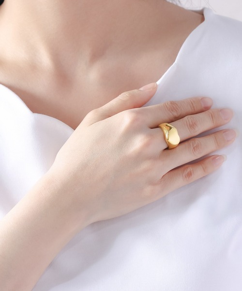 ESTELLE（エステール）の「ステンレス ハート リング（指輪） ESTELLE/エステール（リング・レディース・その他・11号/14号）」の5枚目の写真