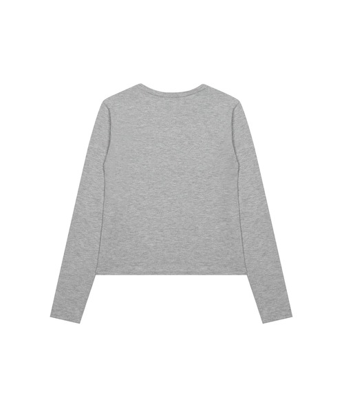 LUVISTRUE(ラヴイズトゥルー)の「IM HOW DEEP BUTTON KNIT(ニット/セーター・レディース・アイボリー/ブラック/グレー・FREE)」の22枚目の写真