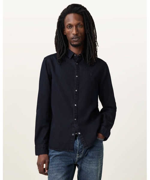 GLEASON PRESS STUD RAMSKULL DENIM SHIRT | GLEASON プレス スタッド ラムスカル デニム シャツ