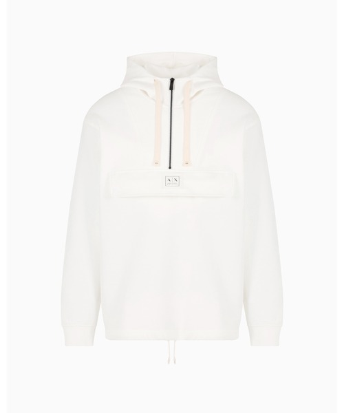 ARMANI EXCHANGE(アルマーニエクスチェンジ)の「【A|X アルマーニ エクスチェンジ】AXロゴ ハーフジップフーデッドスウェットプルオーバー(スウェット・メンズ・ダークネイビー/ホワイト・X-LARGE/LARGE/MEDIUM/SMALL/X-SMALL/XX-LARGE)」の11枚目の写真
