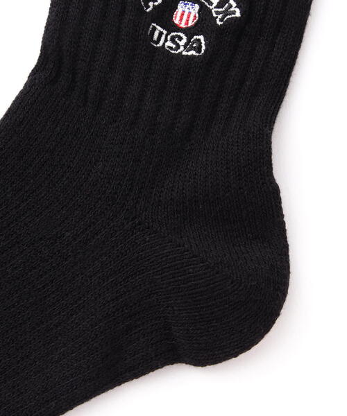 AVIREX（アヴィレックス）の「《直営店限定》VARSITY SOX / バーシティ 靴下 / AVIREX / アヴィレックス（ソックス/靴下・メンズ・ブラック/ホワイト・FREE）」の5枚目の写真