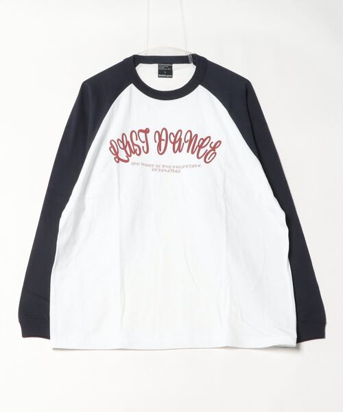 MODISH GAZE（モディシュガゼ）の「MODISH GAZE LAST DANCE ラグランロンT（Tシャツ/カットソー・メンズ・ネイビー/グリーン/ブラック・M/L）」の8枚目の写真