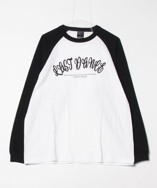 MODISH GAZE（モディシュガゼ）の「MODISH GAZE LAST DANCE ラグランロンT（Tシャツ/カットソー・メンズ・ネイビー/グリーン/ブラック・M/L）」の9枚目の写真