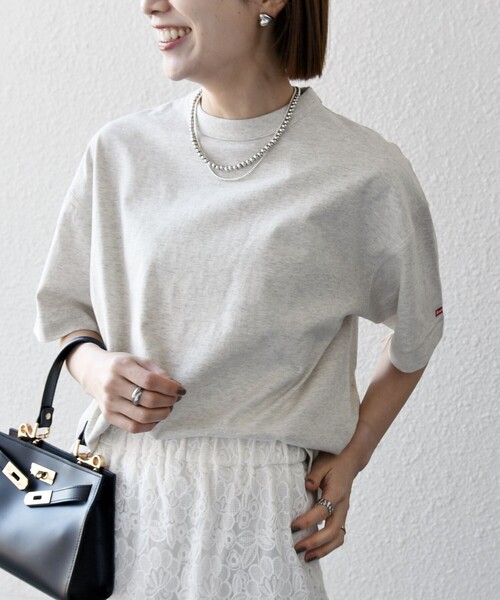 「SHIPS any」 半袖カットソー ONE SIZE ホワイト レディース SHIPS any 「SHIPS any」 半袖カットソー ONE SIZE ホワイト
