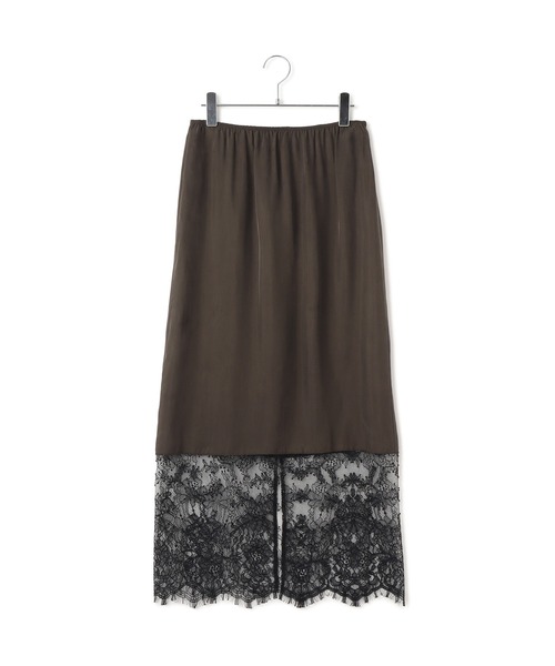 セール】【EMOELLE】キュプラレースイージースカート（スカート